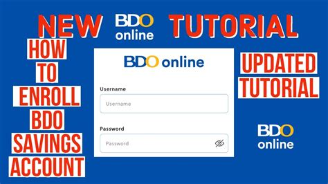 bdo online application